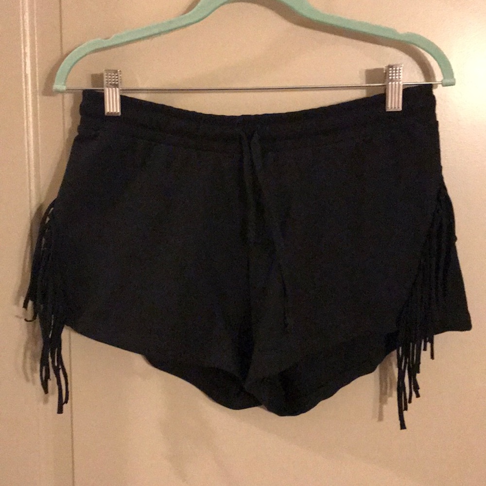 Kittenish All Over Fringe Shorts